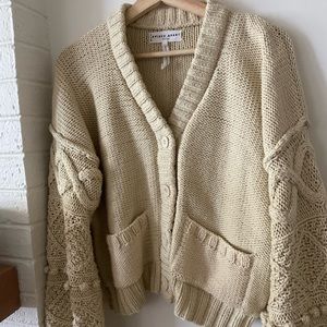 Apiece Apart Jacinta Cropped Cardigan Medium